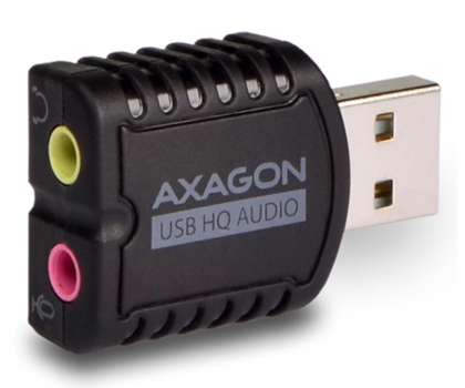 Karta dźwiękowa AXAGON ADA-17 Zewnętrzna karta dzwiękowa, USB 2.0 MINI, 96kHz/24-bit stereo, wejście USB-A